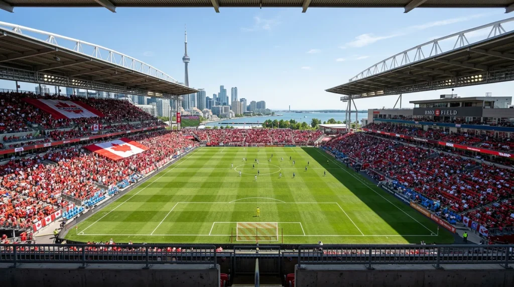 BMO Field in Toronto will host Canada's opening World Cup match against Bosnia and Herzegovina on June 12, 2026