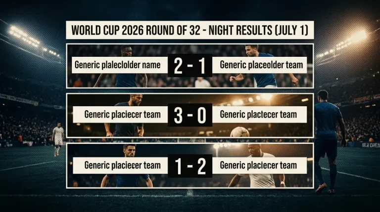 World Cup 2026 Recap — Wednesday July 1: Latest Goal Ever, England & USA Through
